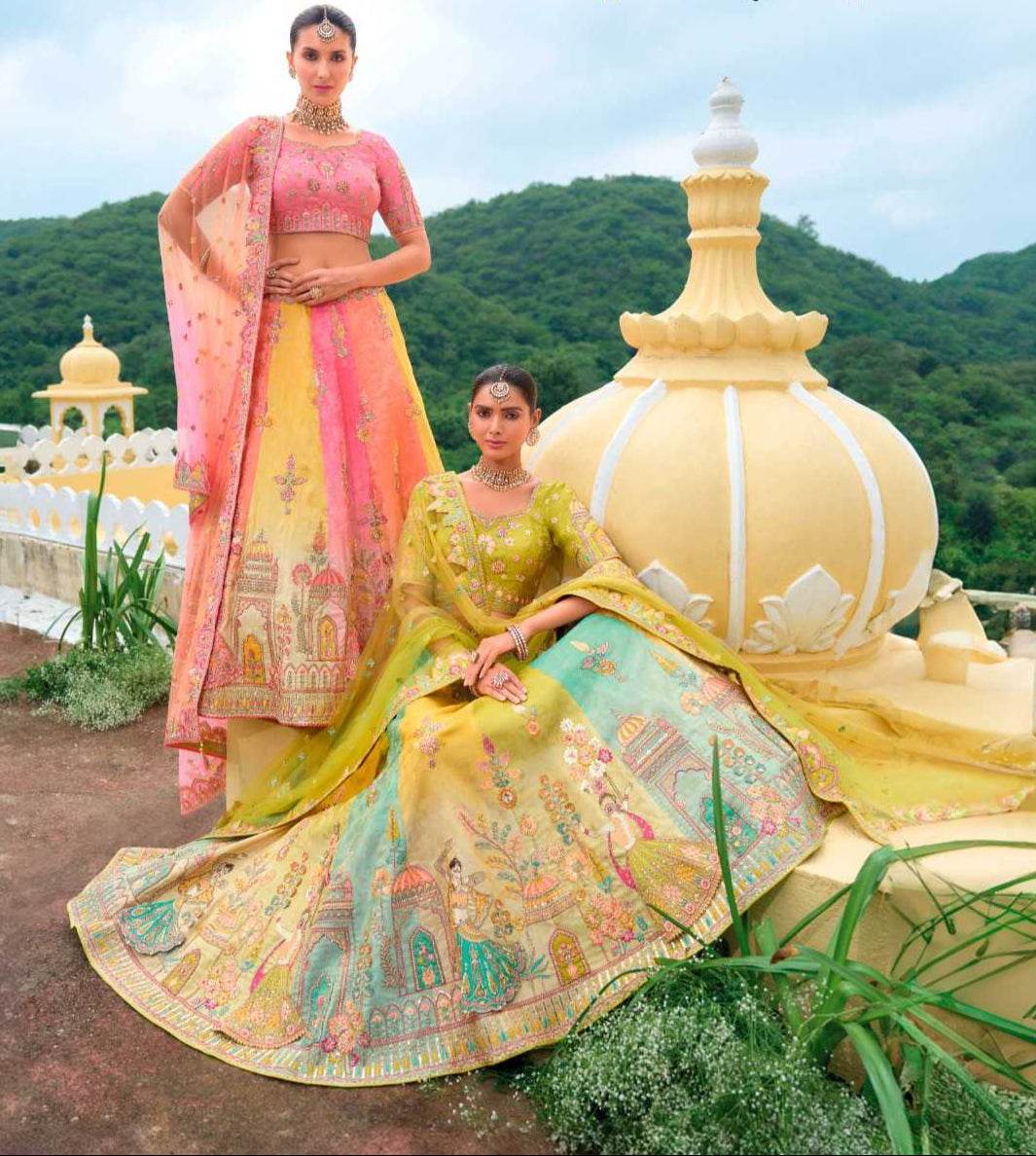 Silk Embroidered Lehenga for Elegant Traditional Wear - MYLUXURY LANE ENTERPRISE